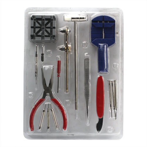 New 16pcs Deluxe Watch Opener Tool Kit Repair Pin Remover Adjust Strap