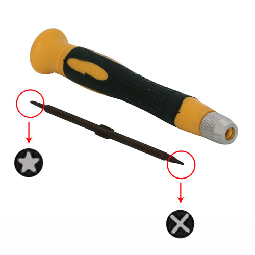 Double Ended Philips and Pentalobe Screwdriver for iPhone 4S 4 Repair