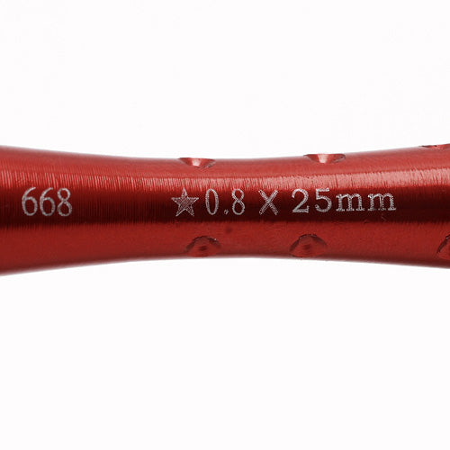 Star Pentacle Screwdriver Repair Tool for iPhone 4 4S 5 (0.8 x 25mm) - Red