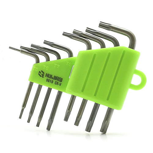 8PCS Torx Key Star Wrench Set Tool Screwdriver T5 T6 T7 T8 T9 T10 T15 T20