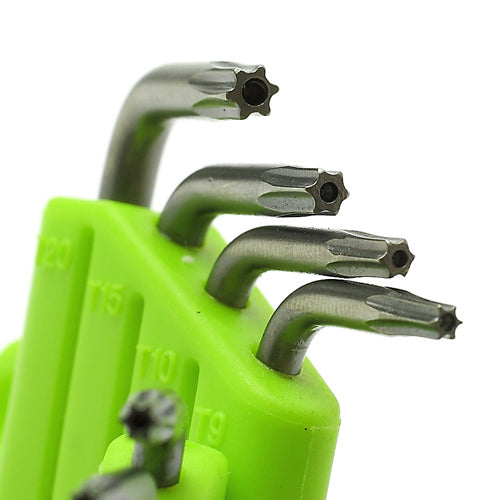 8PCS Torx Key Star Wrench Set Tool Screwdriver T5 T6 T7 T8 T9 T10 T15 T20