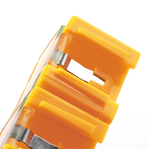 Orange Detachable Ten-bin Plastic Storage Case Organizer Tray Compact for Small Parts Items