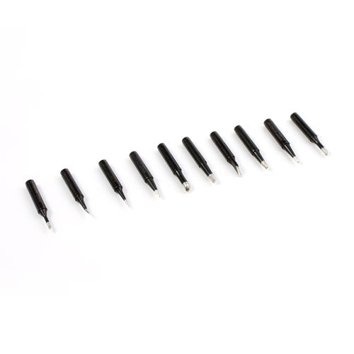 10PCS Replaceable Solder Iron Tip 900M-T Series for Soldering Rework Station - Black