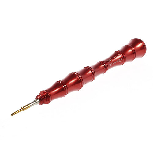 Pentalobe 0.8 + Philips Cross 1.5 Double Ended Steel Screwdriver Open Tool for iPhone SE 5s 5c 5 4s 4 - Red