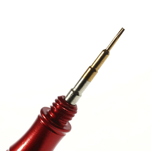 Pentalobe 0.8 + Philips Cross 1.5 Double Ended Steel Screwdriver Open Tool for iPhone SE 5s 5c 5 4s 4 - Red