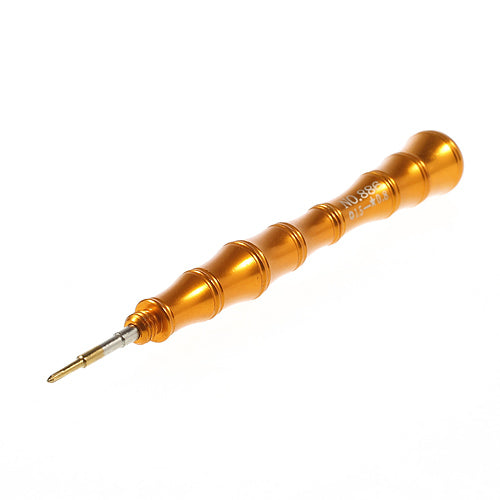 Pentalobe 0.8 + Philips Cross 1.5 Double Ended Steel Screwdriver Open Tool for iPhone SE 5s 5c 5 4s 4 - Gold Color