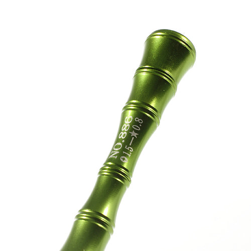 Pentalobe 0.8 + Philips Cross 1.5 Double Ended Steel Screwdriver Open Tool for iPhone SE 5s 5c 5 4s 4 - Green