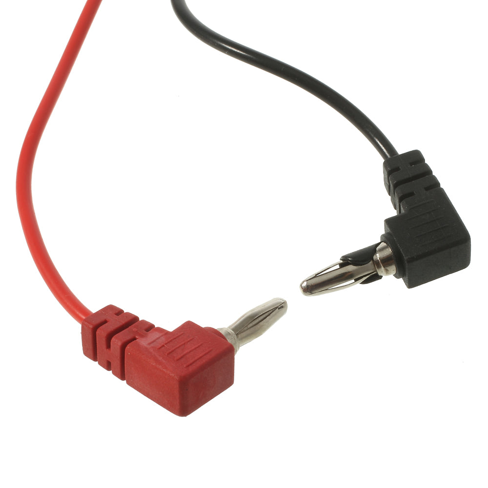 Universal Phone Maintenance Power Supply Test Lead Cable Kit (2 Alligator Clips 2 Banana Plugs 4 Hook Clips)