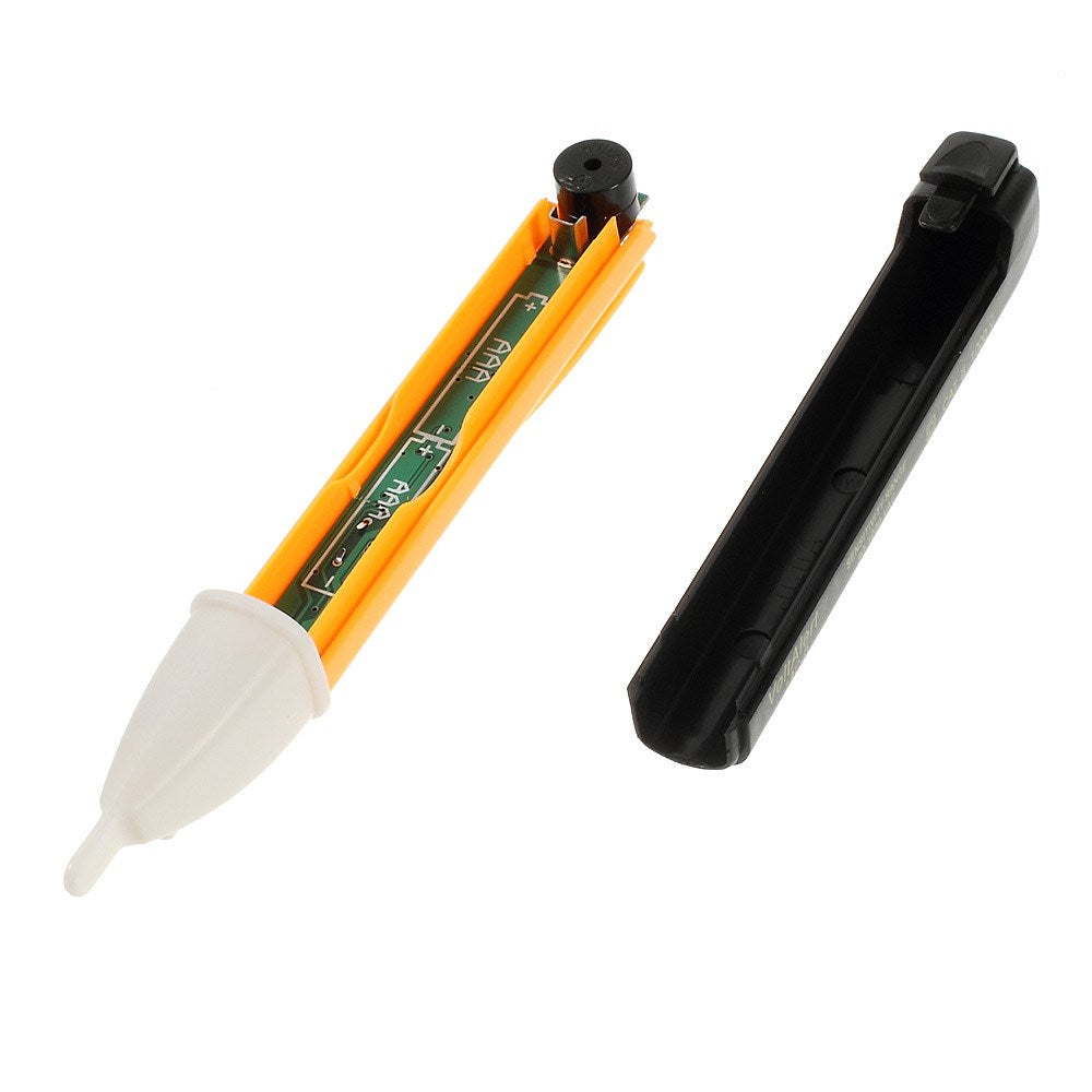 IAC-D AC Electric Voltage Tester Volt Alert Pen w/ LED Light 90-1000V - Black/ Orange