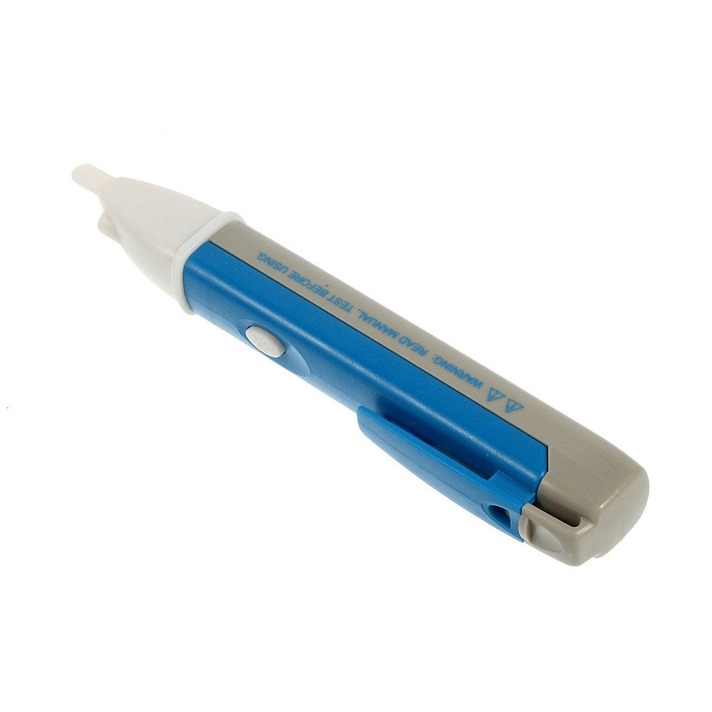 IAC-D AC Electric Voltage Tester Volt Alert Pen w/ LED Light 90-1000V - Gray / Blue