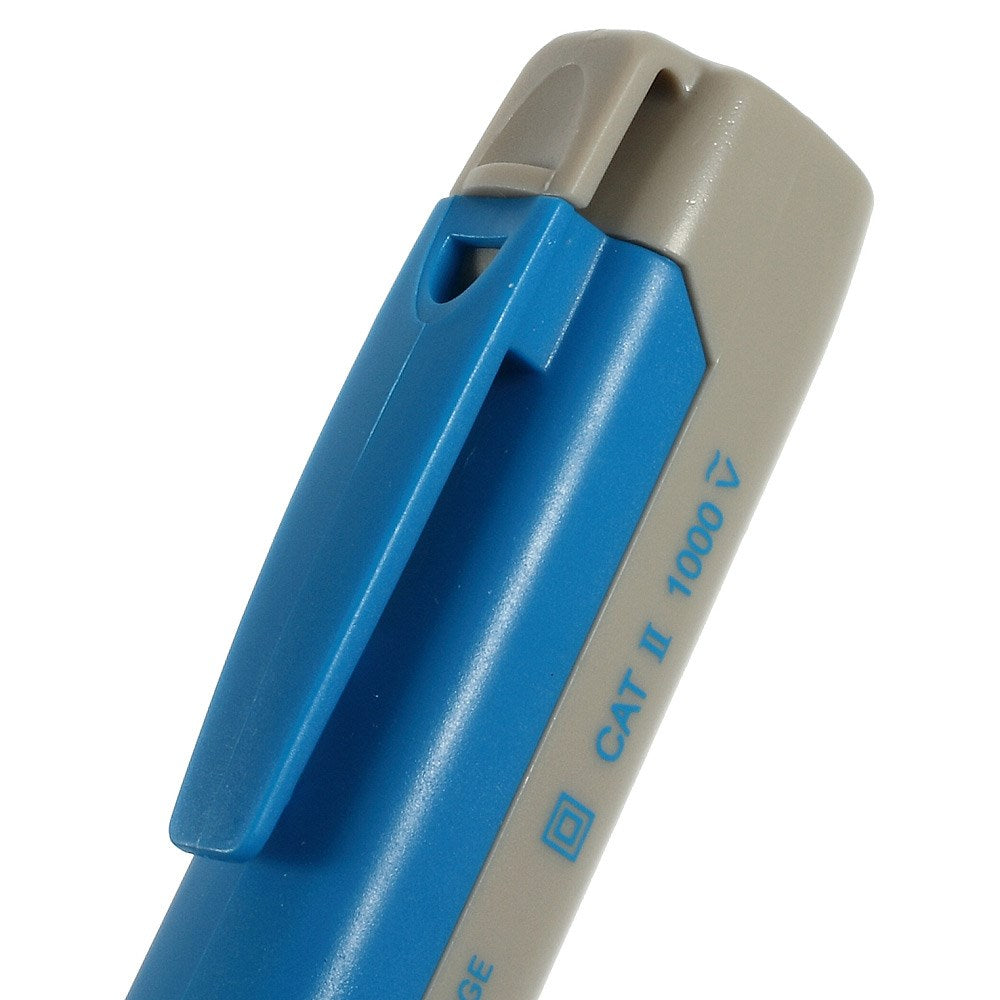 IAC-D AC Electric Voltage Tester Volt Alert Pen w/ LED Light 90-1000V - Gray / Blue
