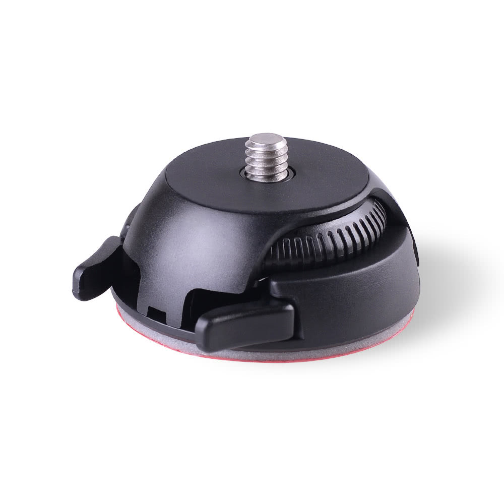 for Samsung Gear Including Buckle + Flat and Curved Base Adhesive Tape 360 Camera Quick Release Mount Holder