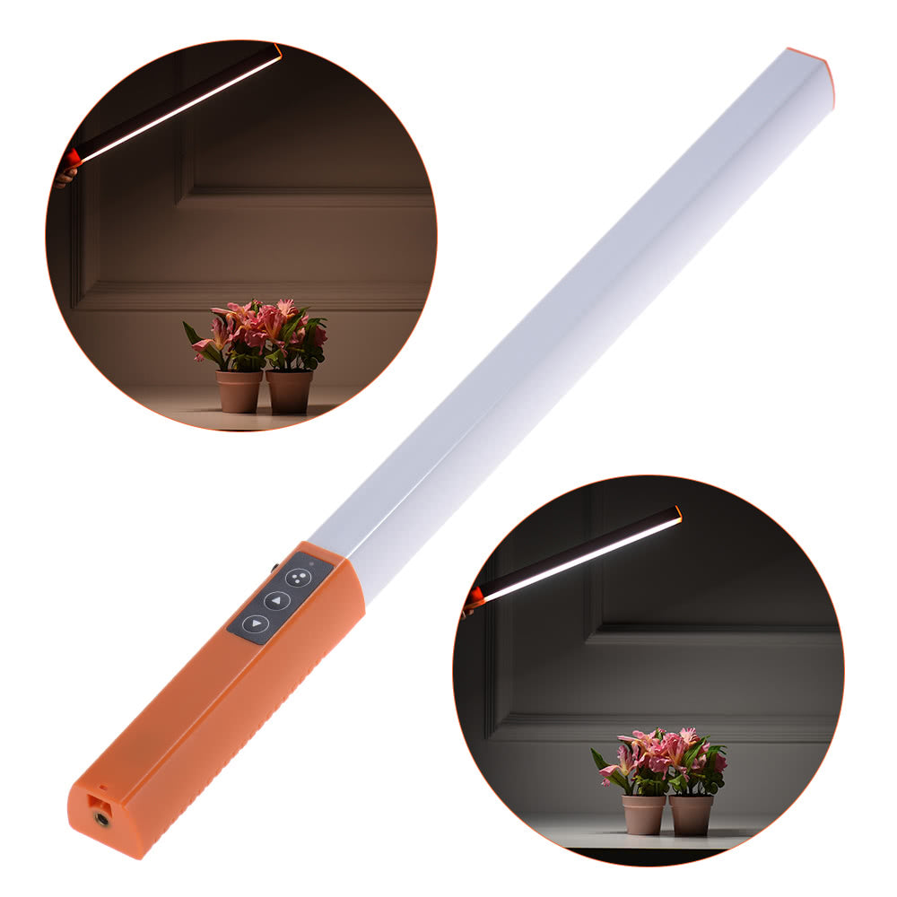 Portable Handheld LED Video Light Stick Photography Lamp Stick Adjustable with Remote Control