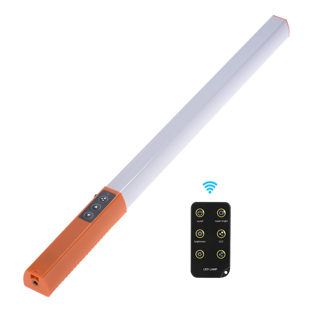Portable Handheld LED Video Light Stick Photography Lamp Stick Adjustable with Remote Control
