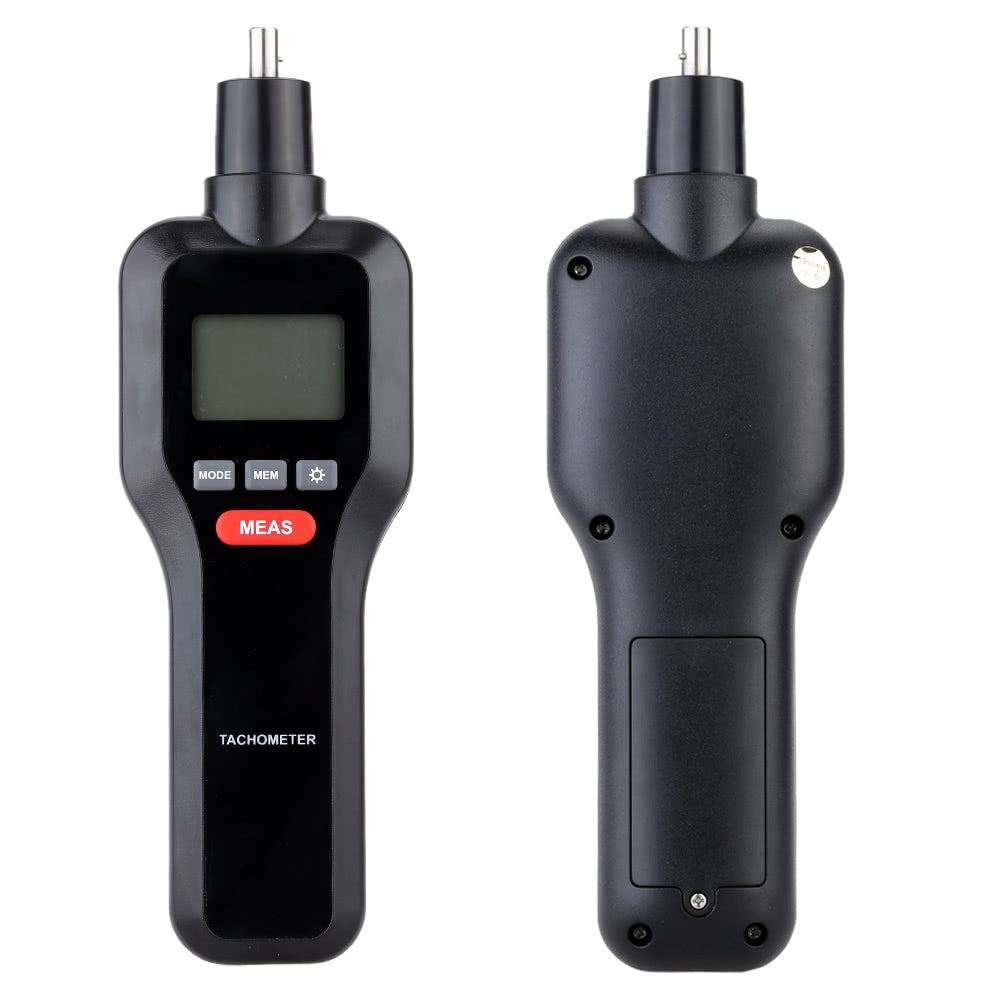 2 in 1 Non-contact & Contact Tach RPM Tester Digital Laser Tachometer