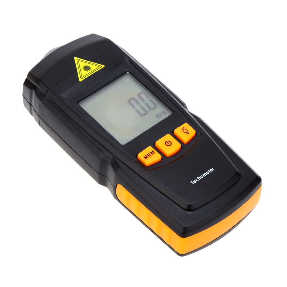 Non-contact GM8905 Digital Laser Tachometer Tach Meter Tester LCD Display Wide Measuring 2.5-99999RPM