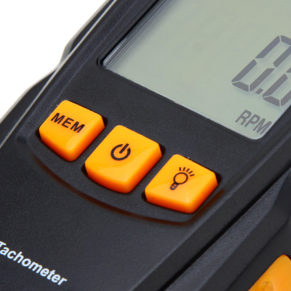 Non-contact GM8905 Digital Laser Tachometer Tach Meter Tester LCD Display Wide Measuring 2.5-99999RPM