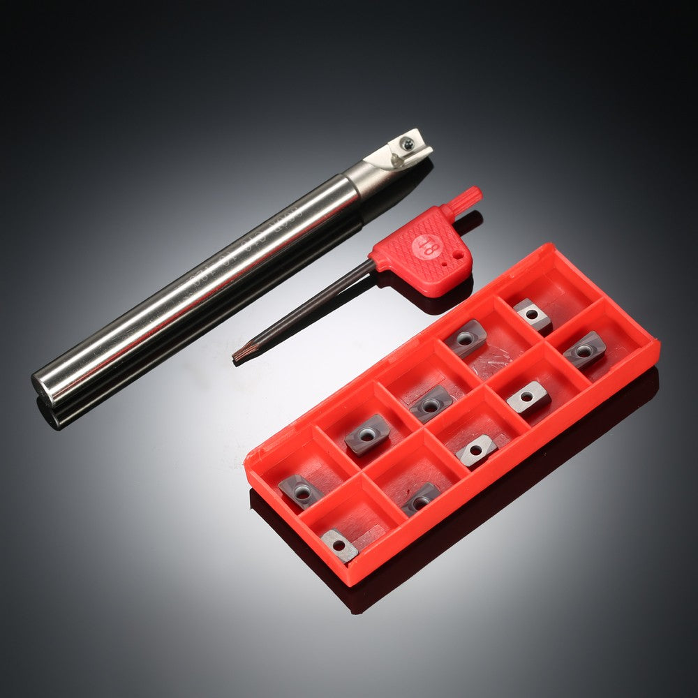 10pcs/box APMT1135PDER+BAP 300R C10-10-120 CNC Holder+T8 Wrench Lathe Milling Tool Carbide Inserts