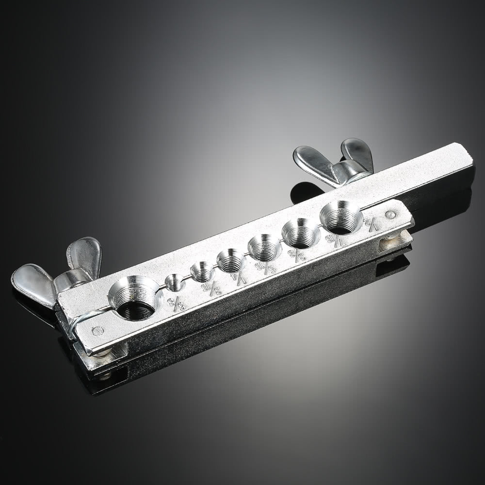 9 PCS Aluminium Copper Bender Repair Mechanic Brake Plumber Brass Flares Double Pipe Flaring Tool Kit Set