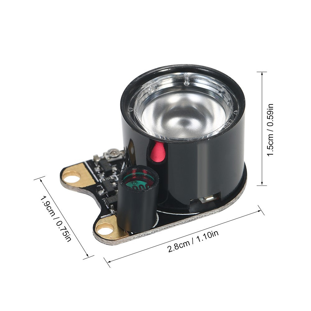 2pcs High-power Raspberry Pi Camera Board Module 1W 850 Automatic Infrared Illuminator IR LED Light with Adjustable Resistor