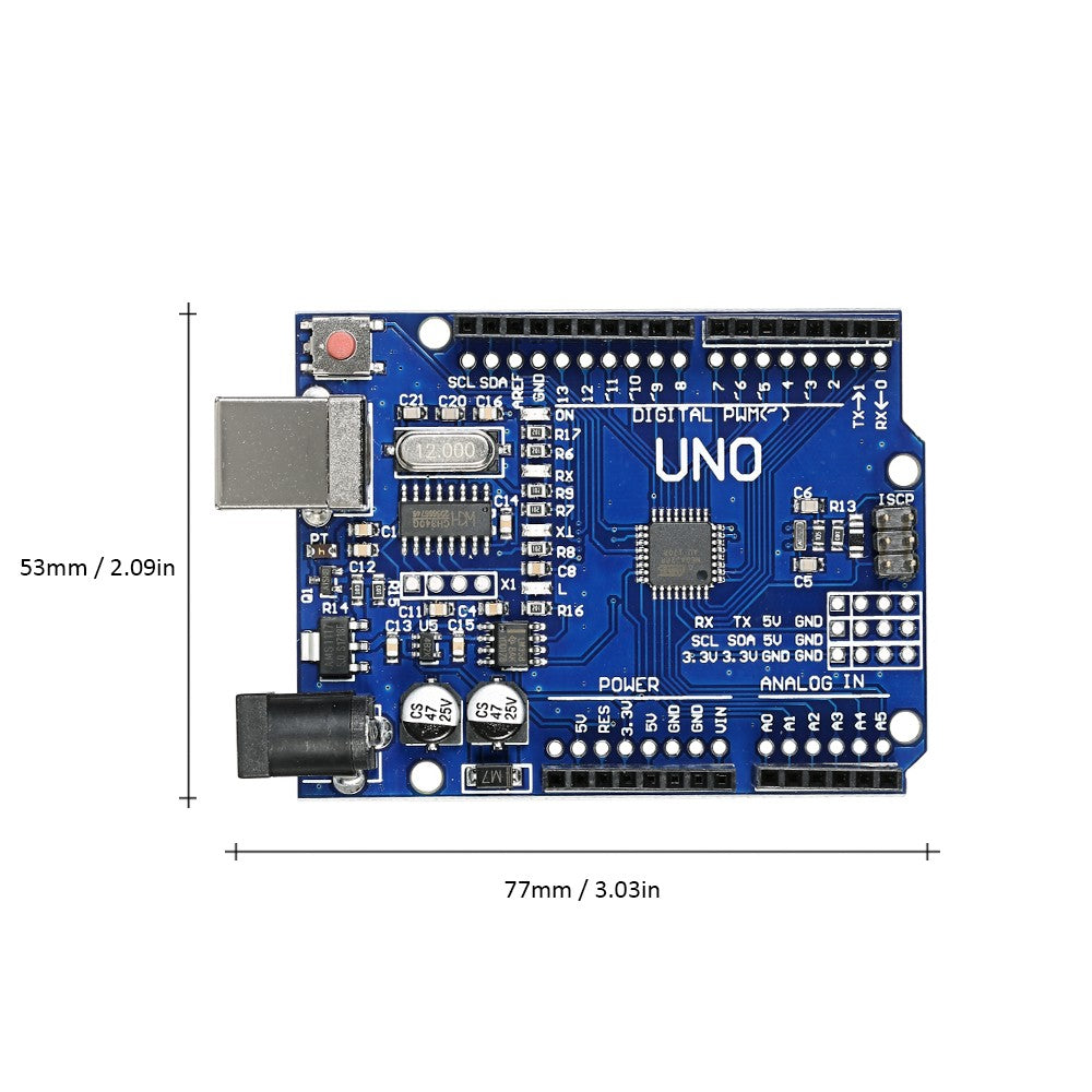 UNO R3 ATmega328P CH340 USB Board Development Board Newly Improved Version