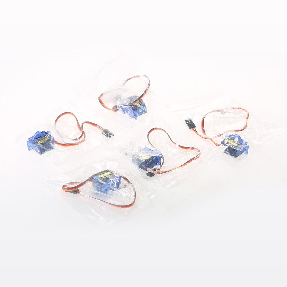 5 PCS SG90 9G RC Robot Airplane Helicopter Boat Controls Steering Gear Micro Servo Motor