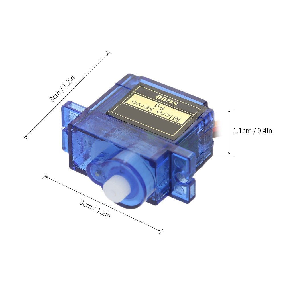 5 PCS SG90 9G RC Robot Airplane Helicopter Boat Controls Steering Gear Micro Servo Motor