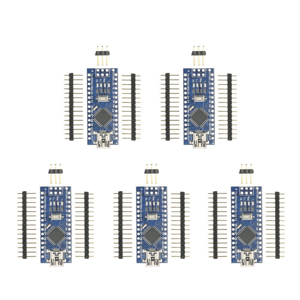 5 PCS for Arduino Nano V3.0 16M 5V Mini USB Micro Controller Board Module