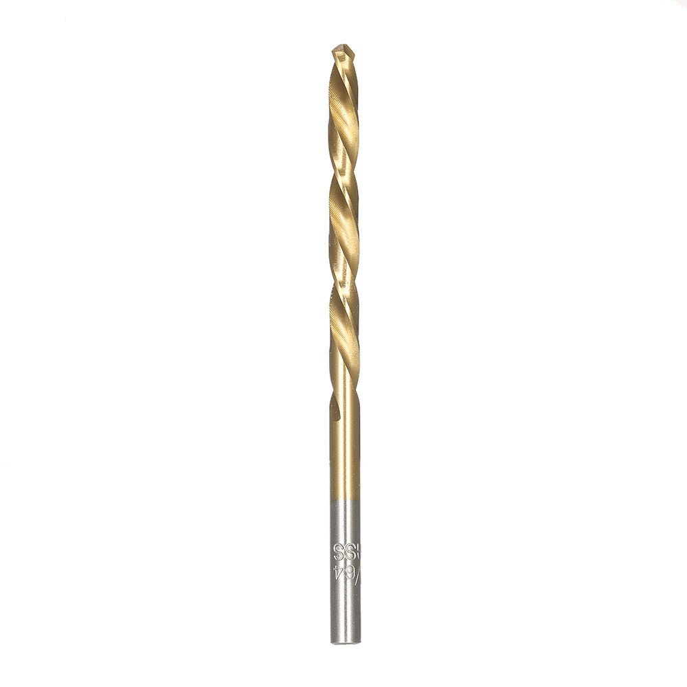 13 PCS M2 HSS with Titanium Nitride Coating (1/16" - 1/4") Left Handed Drill Bit Set