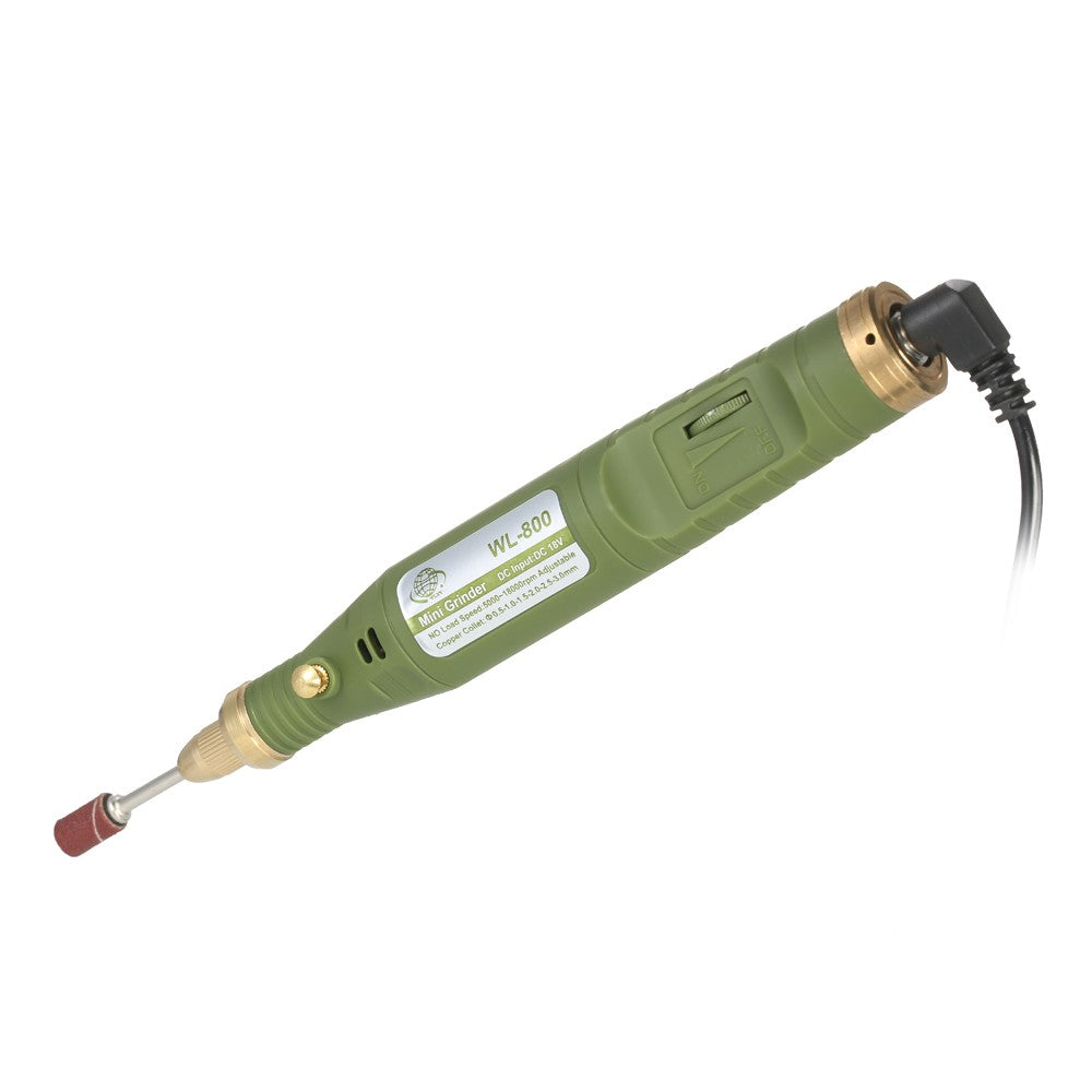 Electric Drill Grinding Milling Engraving Polishing Tools Mini Multi-functional Variable Speed Rotary Tool and Accessories Kit - EU Plug / Army Green