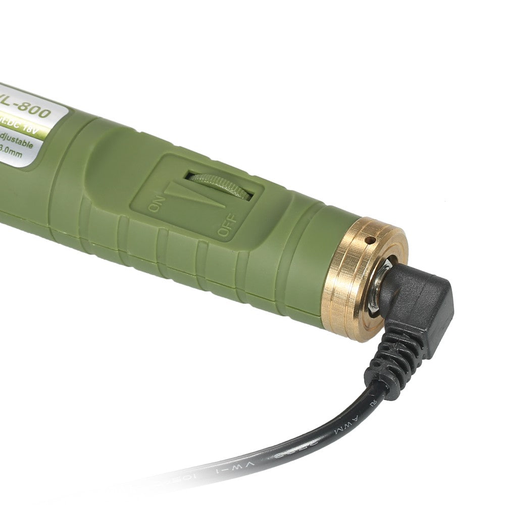 Electric Drill Grinding Milling Engraving Polishing Tools Mini Multi-functional Variable Speed Rotary Tool and Accessories Kit - US Plug / Army Green