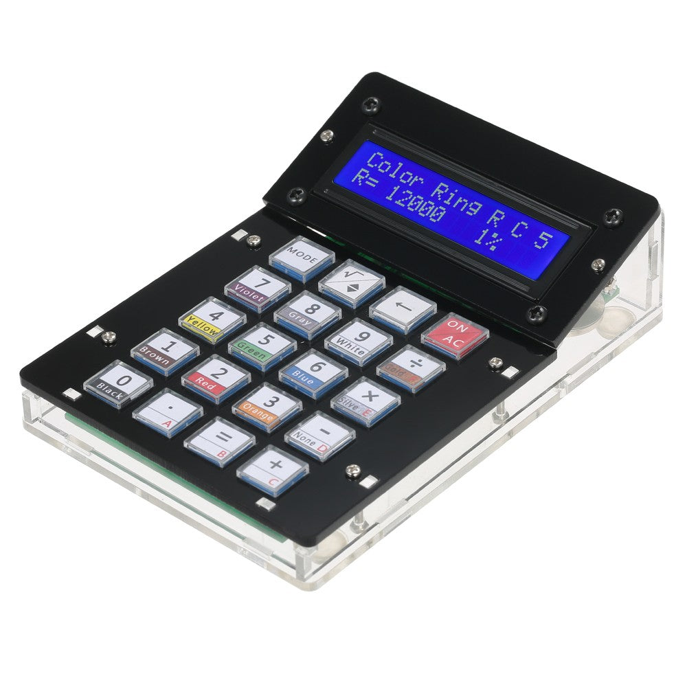 Multi-purpose Electronic Calculator Counter Electronics Computing DIY Calculator Counter Kit with Acrylic Case LCD Display