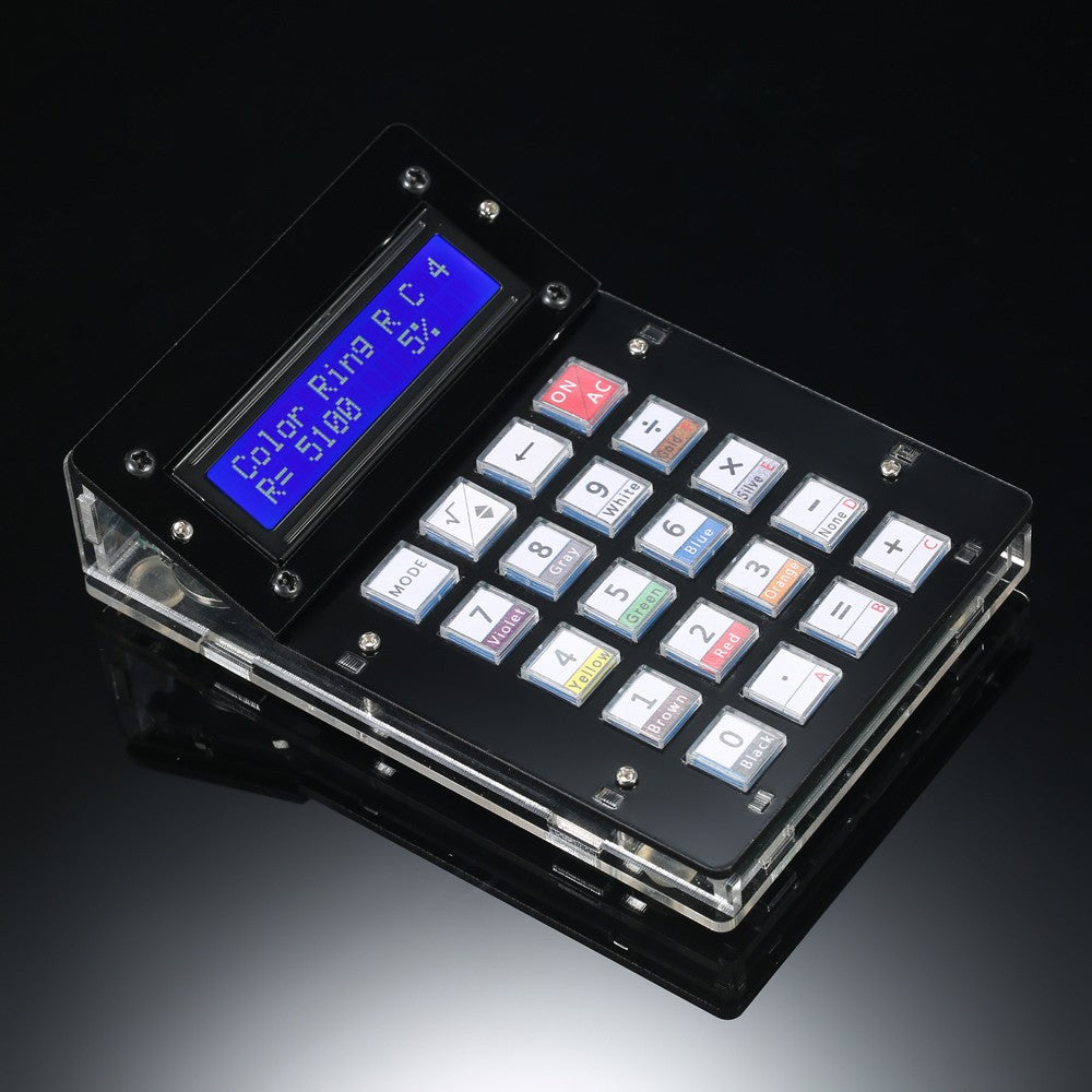 Multi-purpose Electronic Calculator Counter Electronics Computing DIY Calculator Counter Kit with Acrylic Case LCD Display