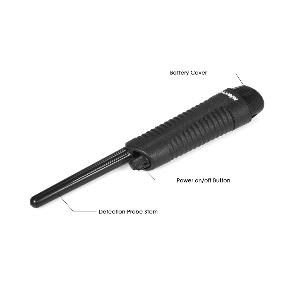 KKmoon Handheld Pinpointer Adjustable Sensitivity Metal Detector with Holster Treasure Hunting Unearthing Tool Buzzer Vibration