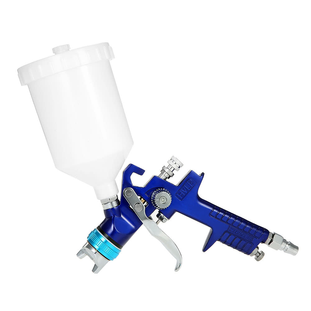 Gravity Feed HVLP Paint Spray Gun Airbrush Nozzle Car Furniture Finishing Coat Spraying Tool - 1.4mm Nozzle Diameter
