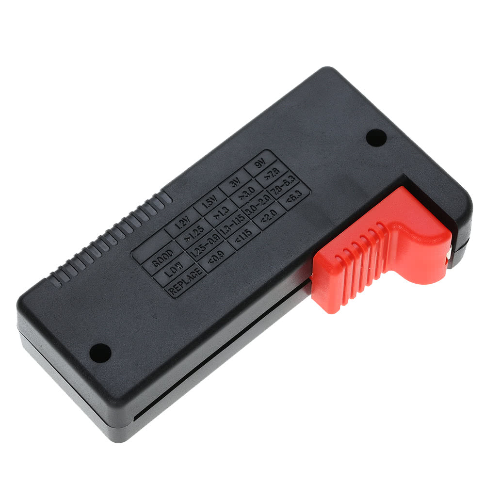 Battery Tester Checker Universal Battery Tester Monitor for AA/AAA/C/D/9V/1.5V/Button Cell Batteries Household Battery Testers Power Meter - Style A