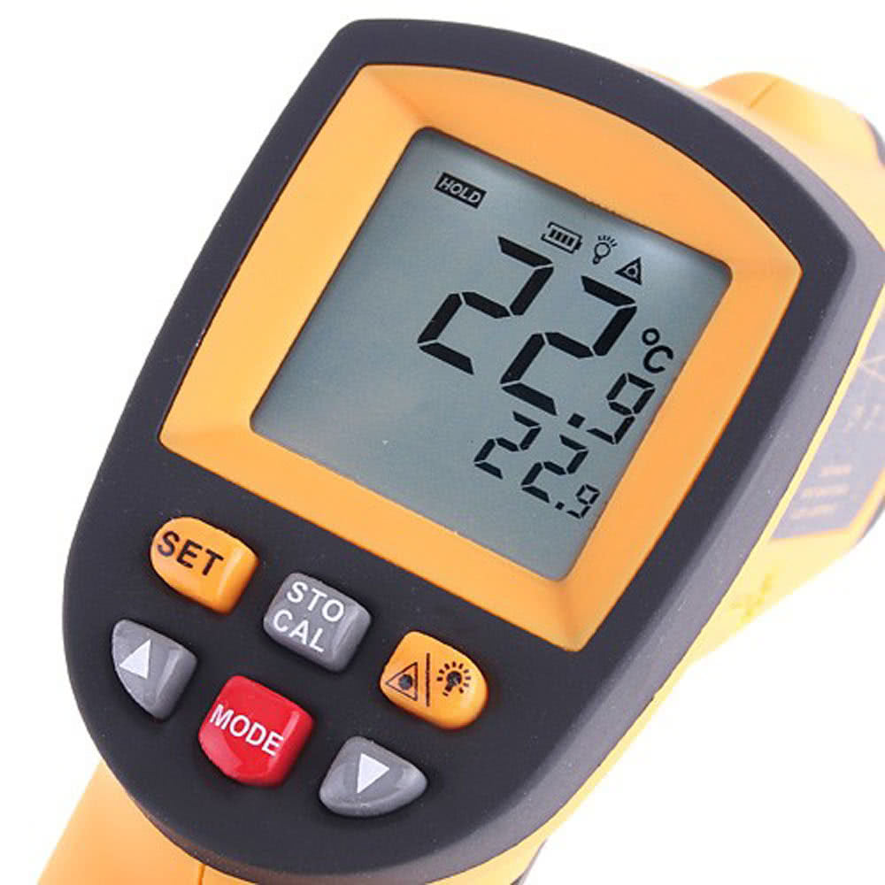 Quality Infrared Thermometer Laser Infrared Thermometer Temperature Gun -58?~ 1652? (-50? ~ 900?)