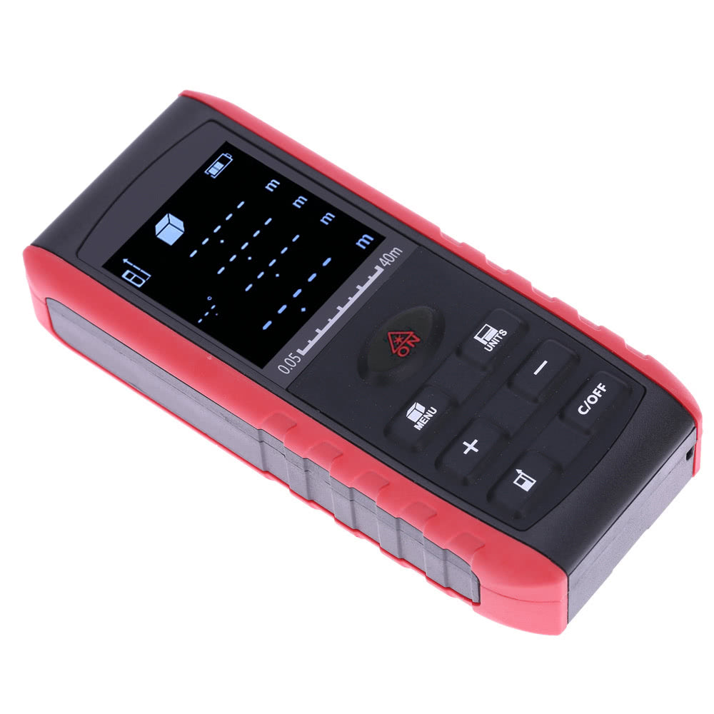 Portable Digital Laser Distance Meter Handheld Range Finder Area Volume Measurement - 40m