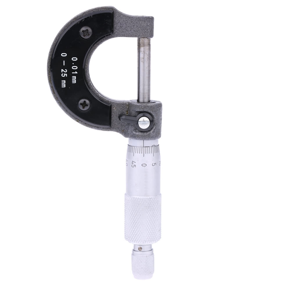 Micrometer Calipers 25mm/0.01 Micrometers Outer Diameter Spiral Micrometer Measuring Tool