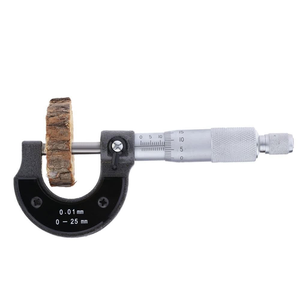 Micrometer Calipers 25mm/0.01 Micrometers Outer Diameter Spiral Micrometer Measuring Tool