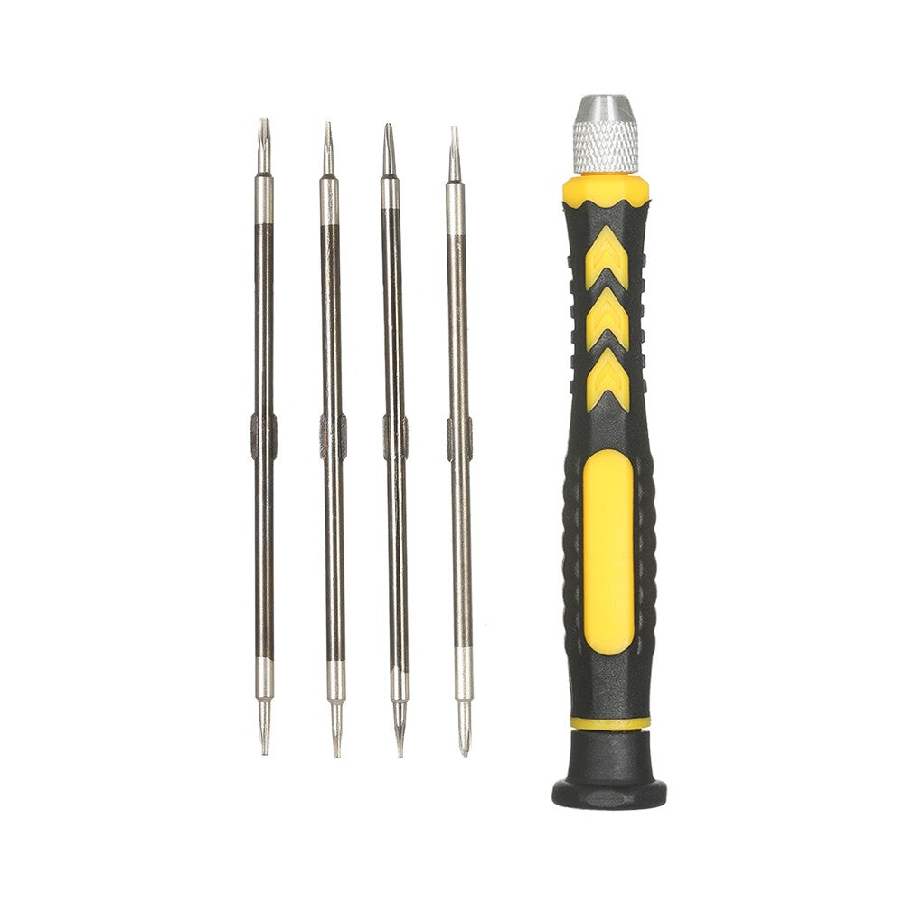 5 in 1 Multi-functional Screwdrivers Set with Magnetic Phillips and Torx Bits Electrical Work Repair Tools Kit - E3295-1