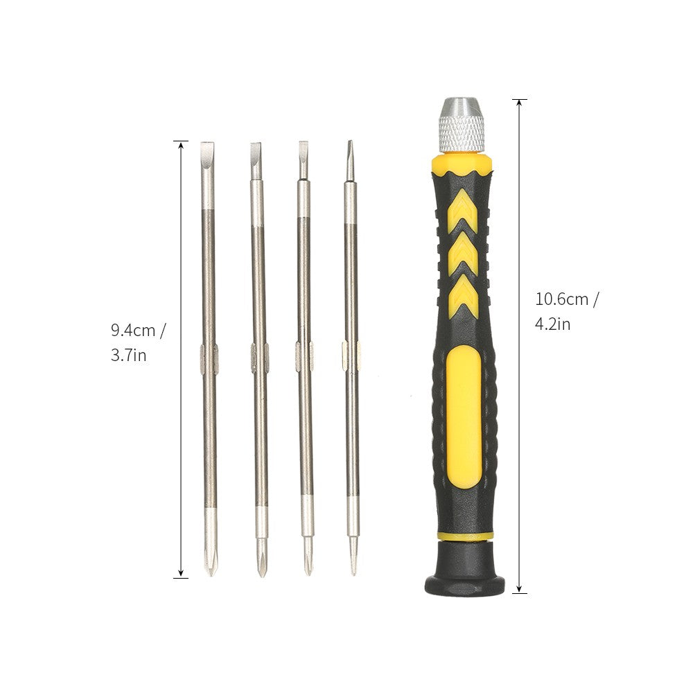 5 in 1 Multi-functional Screwdrivers Set with Magnetic Phillips and Torx Bits Electrical Work Repair Tools Kit - E3295-2