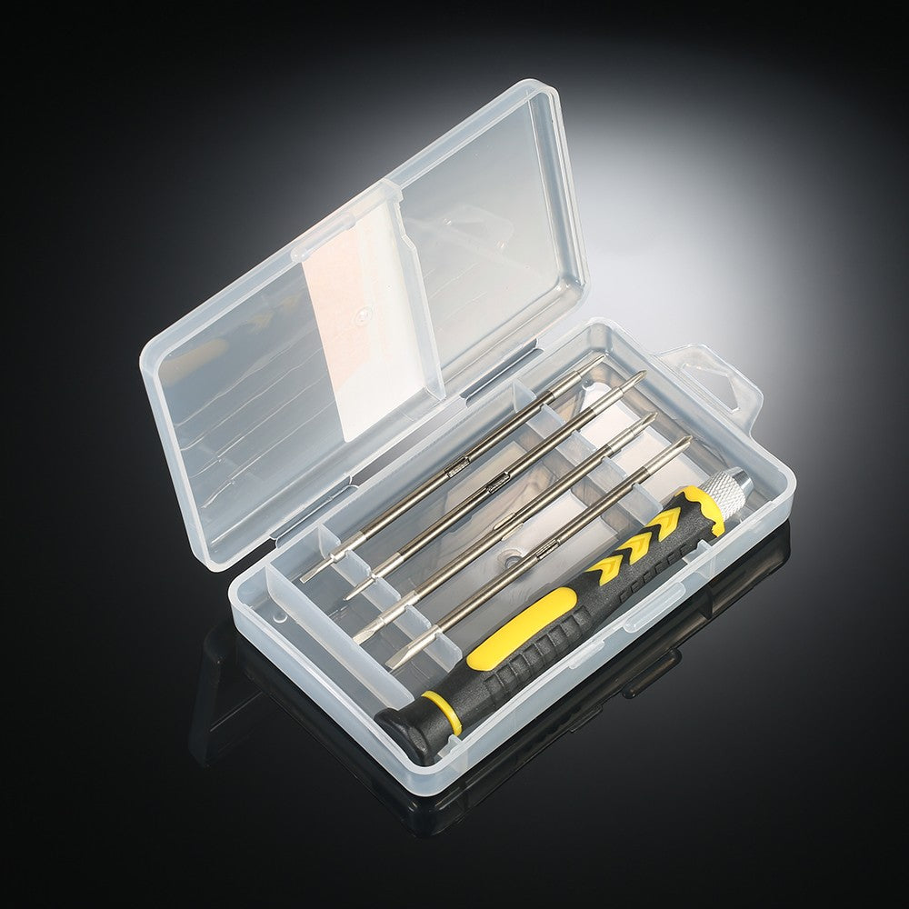 5 in 1 Multi-functional Screwdrivers Set with Magnetic Phillips and Torx Bits Electrical Work Repair Tools Kit - E3295-2