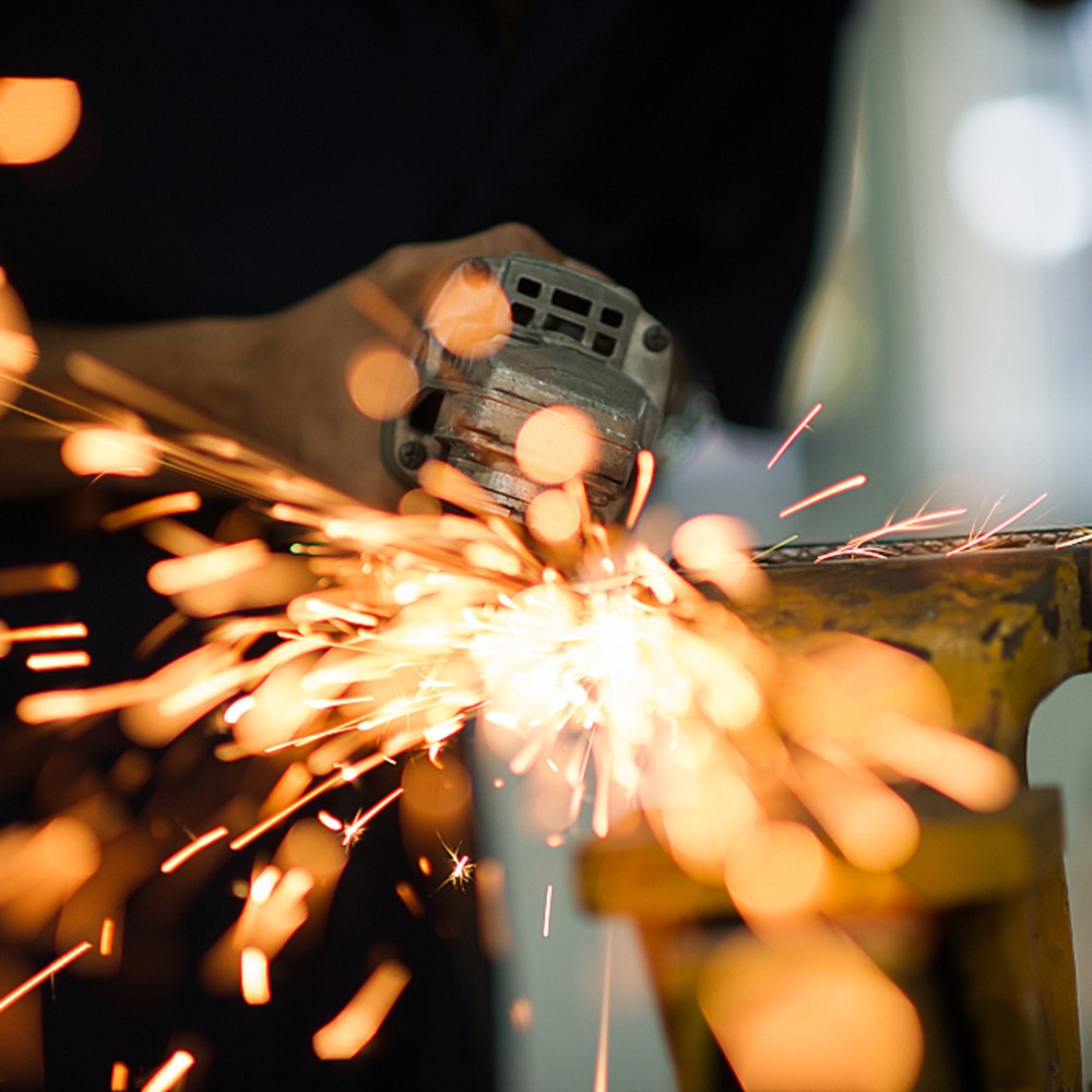 125mm 5" Diamond 2 Row Segment Grinding Wheel Disc Bowl Shape Grinder Cup 22mm Inner Hole - Blue