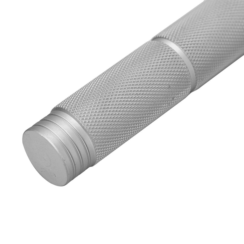 Bimetallic Bearing Stainless Steel Flat Pressure Roller Wallpaper Apply Hand Tool Resistant to Rust - Silver