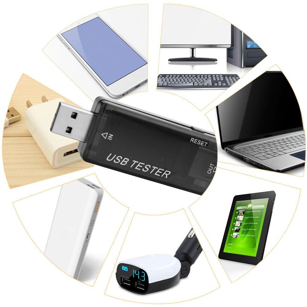 8 in 1 USB Current and Voltmeter Detector Battery Capacity Tester Mobile Power Meter