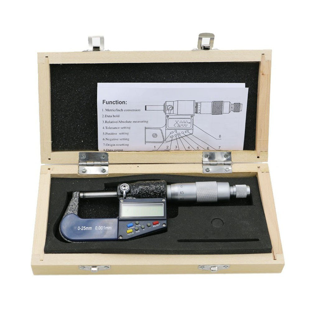 Stainless Steel Inside Diameter Micrometer Accurate Reading Measure Caliper Gauge