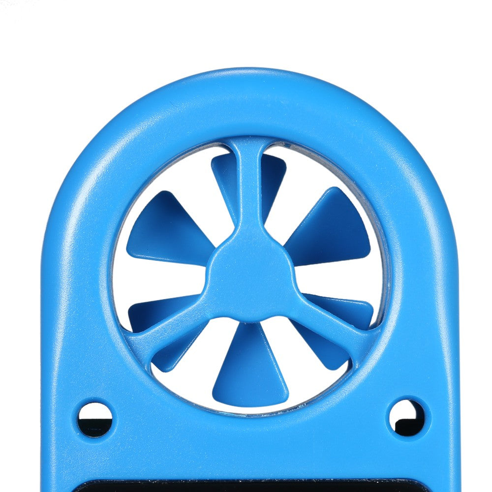 8 in 1 Handheld Digital Anemometer with LCD Backlight - Blue