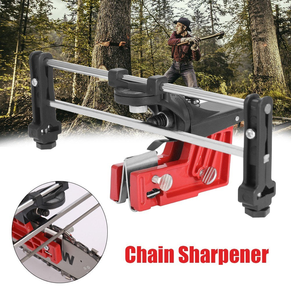 Manual Saw Chain Filing Guide Lawn Mower Chainsaw Guide Sharpener Grinding Guide