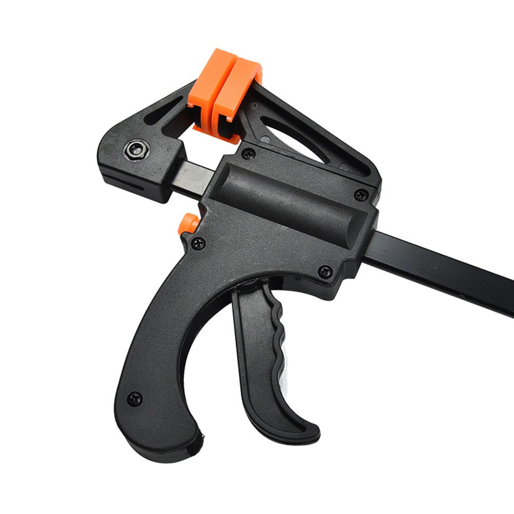 6 Inch Woodworking Bar Fast F Clamping Grip Quick Ratchet Release Squeeze Carpentry Wood Trigger Clamps Plate Hand Ratchet Bar Tool Clip